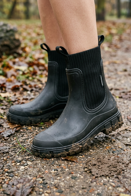 Women's Pull-On Rain Boots | Lug Sole