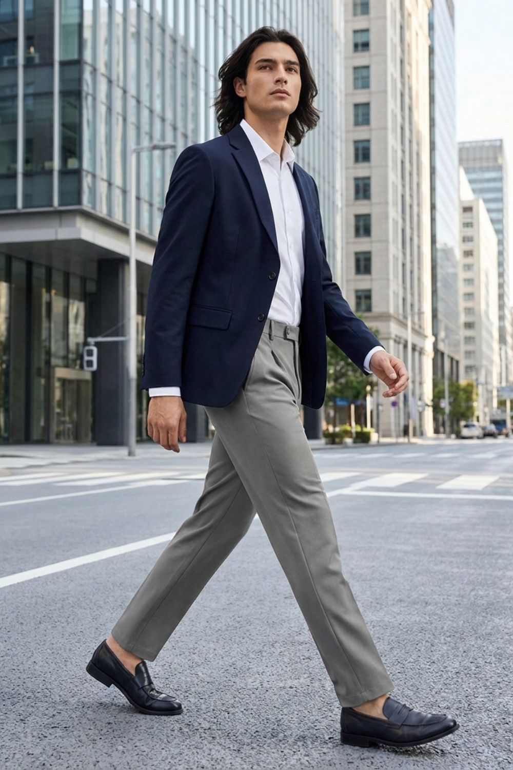 Men's Suit Trousers Slim Fit