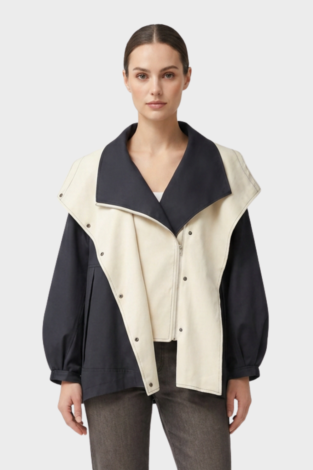 Women's Jacket with Hood and Zip
