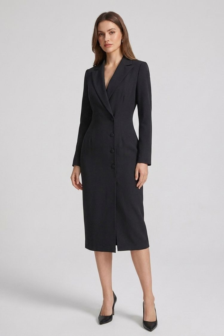 Women's Blazer Midi Dress | Tailored