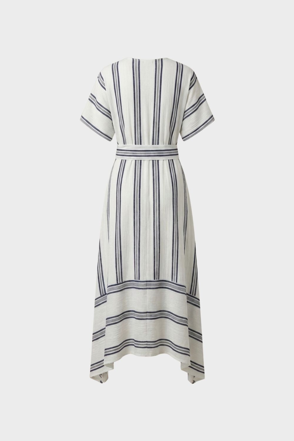 Women's Striped Wrap Maxi | V-Neck