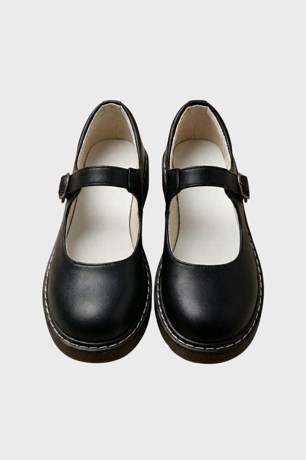 Women's Ballerinas Shoes with Strap and Buckle