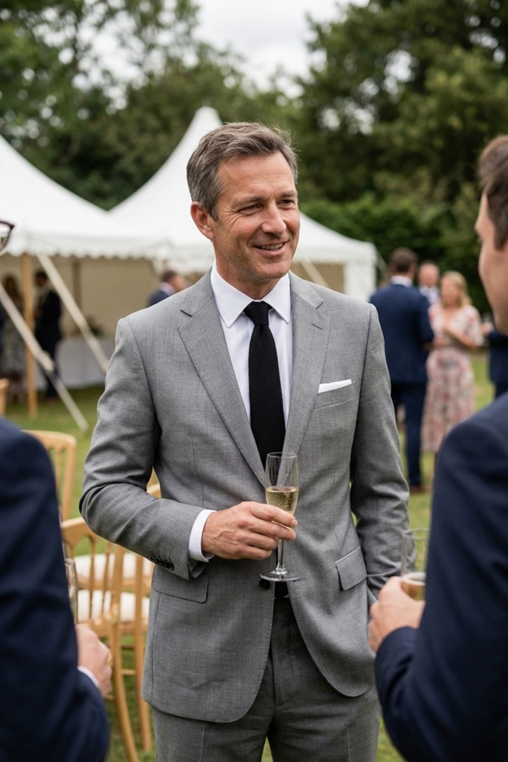 Men's Suit with Waistcoat Single-Breasted Classic Cut