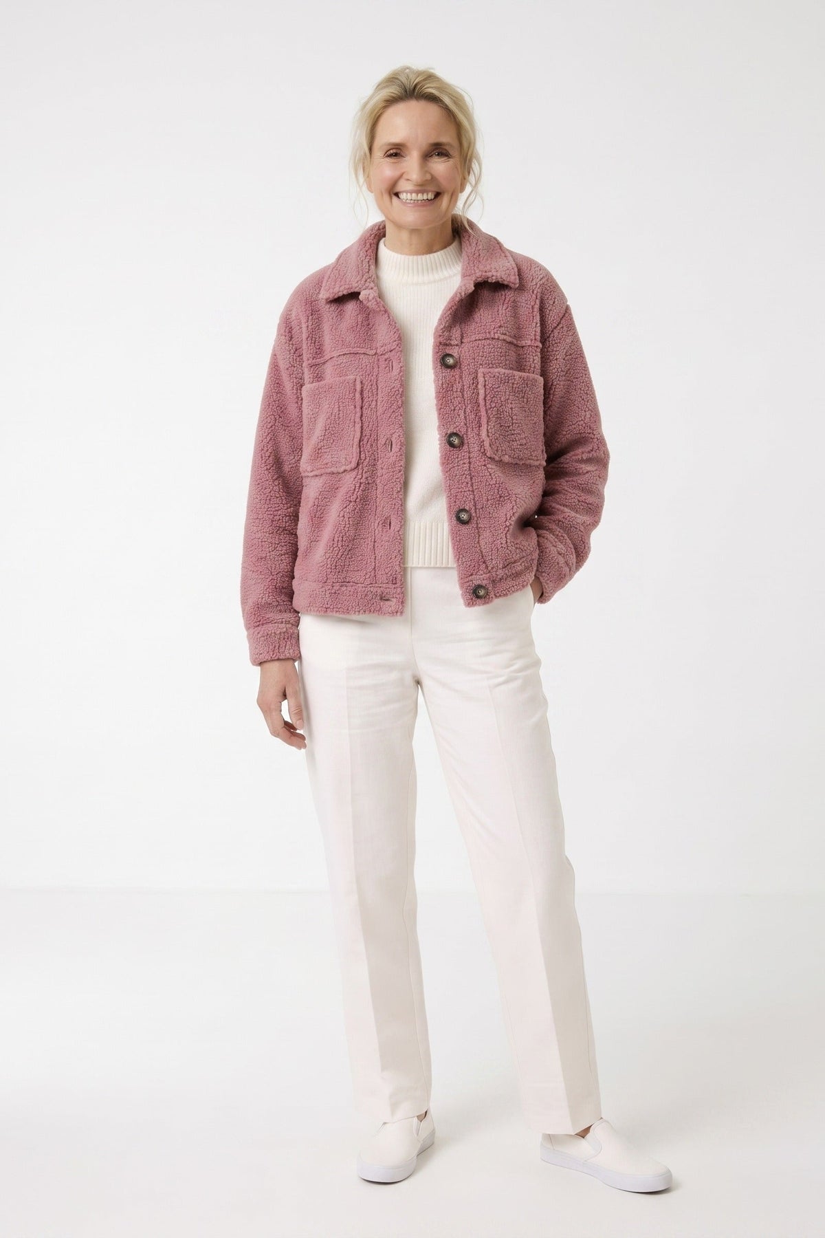 Women's Structured Jacket | Button-Front