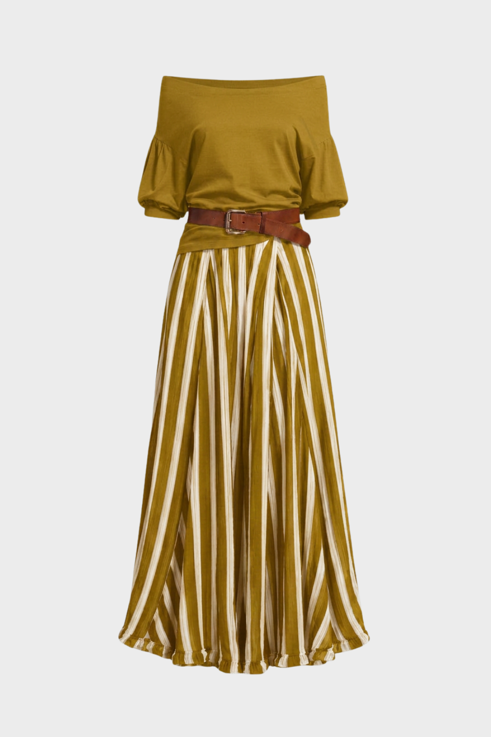 Women's Boho Skirt Set | Off-Shoulder