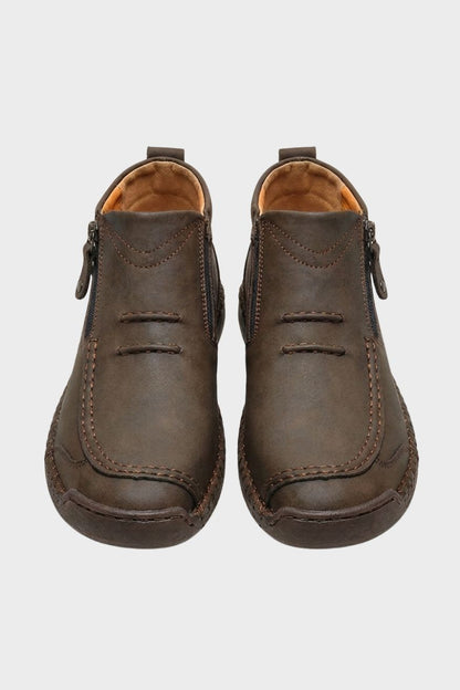 Herren Freizeit-Halbschuhe | Schnürung & Seitenreißverschluss