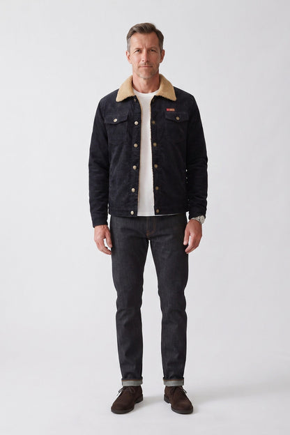 Men's Contrast Collar Jacket | Casual