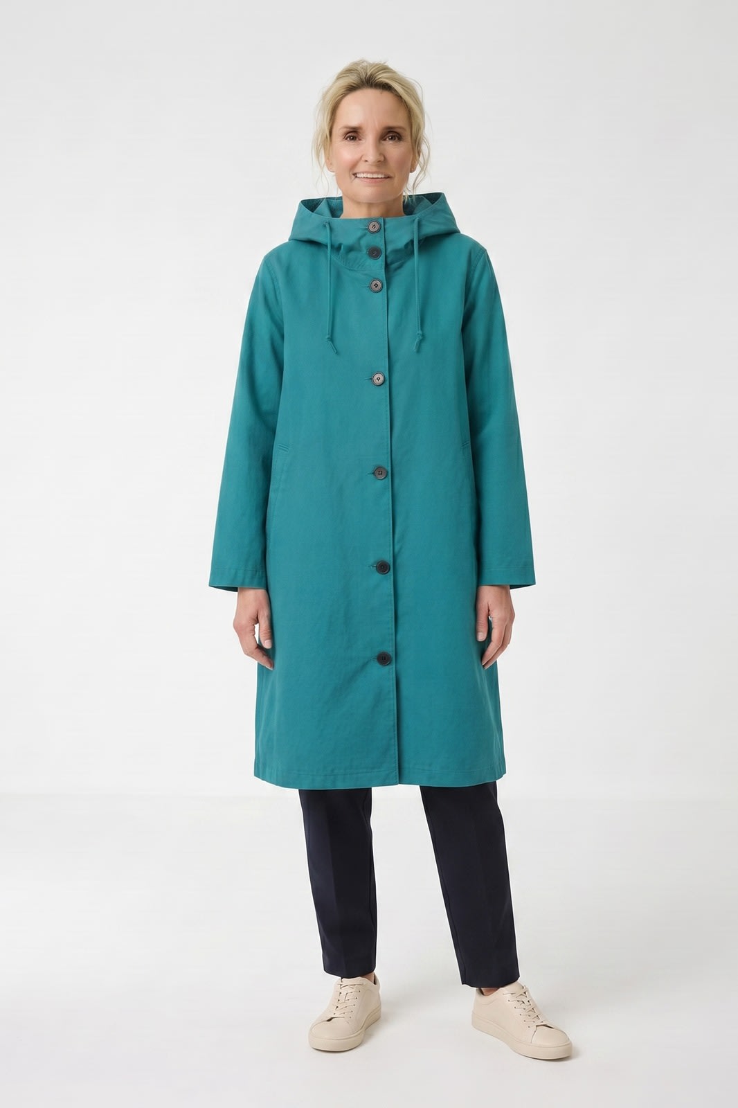 Women's Hooded Coat | A-Line Silhouette