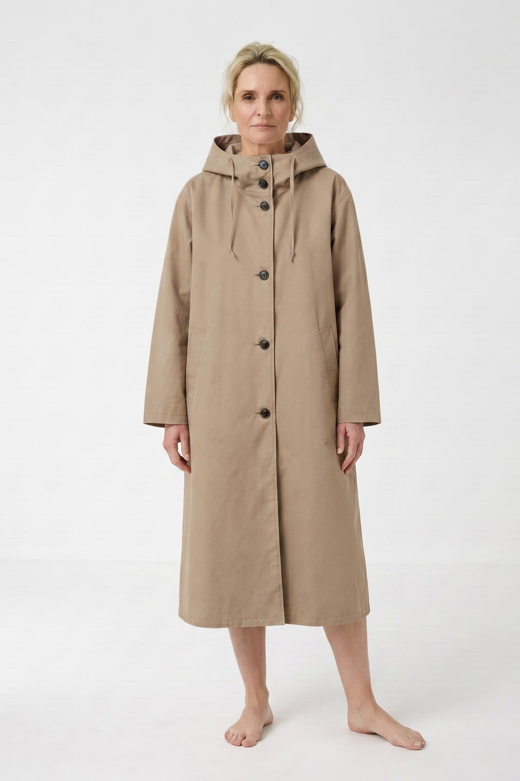 Women's Hooded Coat | A-Line Silhouette