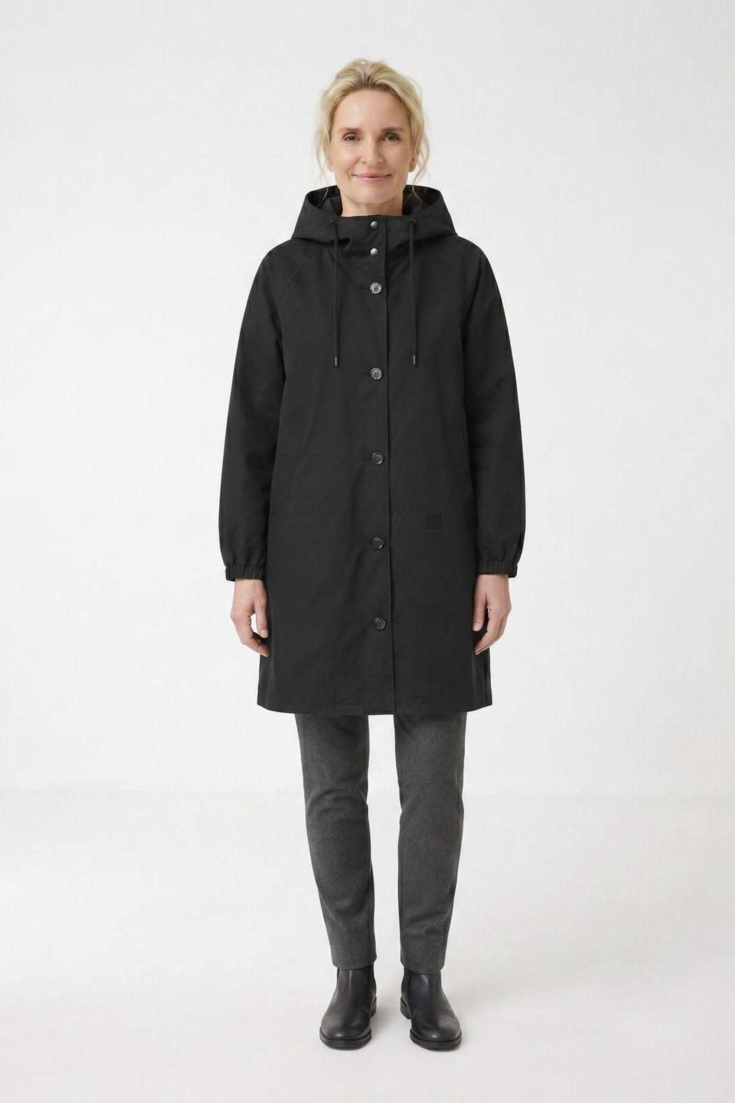 Women's Hooded Coat | A-Line Silhouette