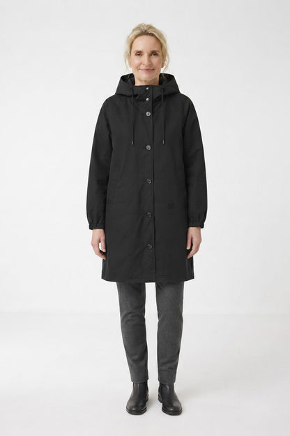 Women's Hooded Coat | A-Line Silhouette