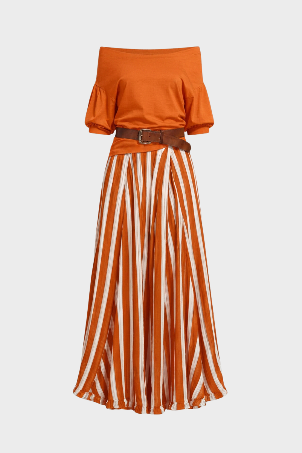 Women's Boho Skirt Set | Off-Shoulder