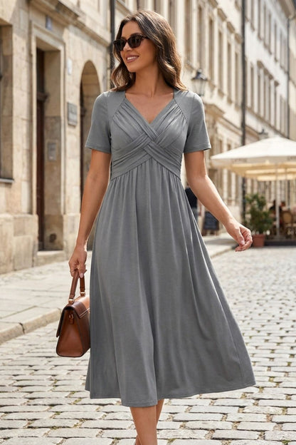 Women's Empire Midi | Cross-Front