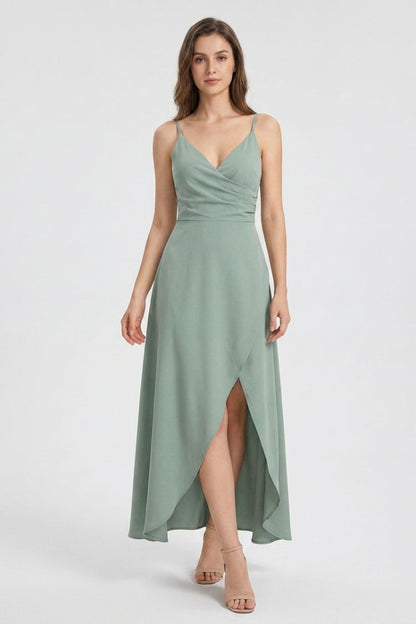 Women's Slip Maxi Dress | V-Neck