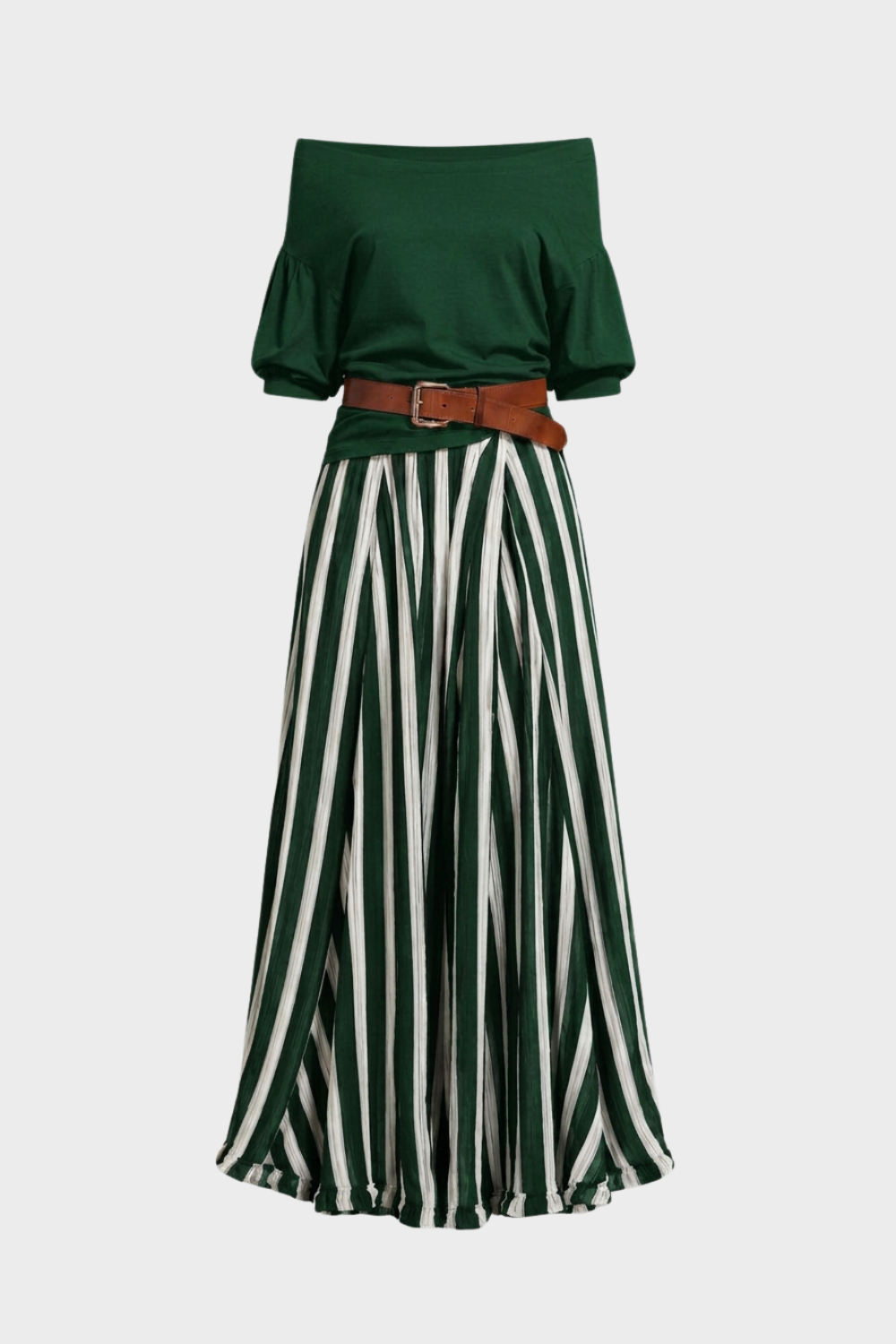 Women's Boho Skirt Set | Off-Shoulder