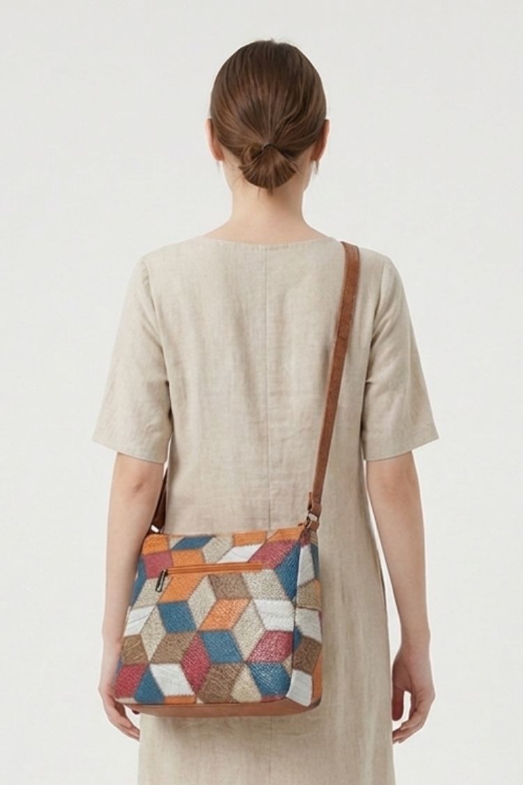 Women's Boho Shoulder Bag | Zip Pockets