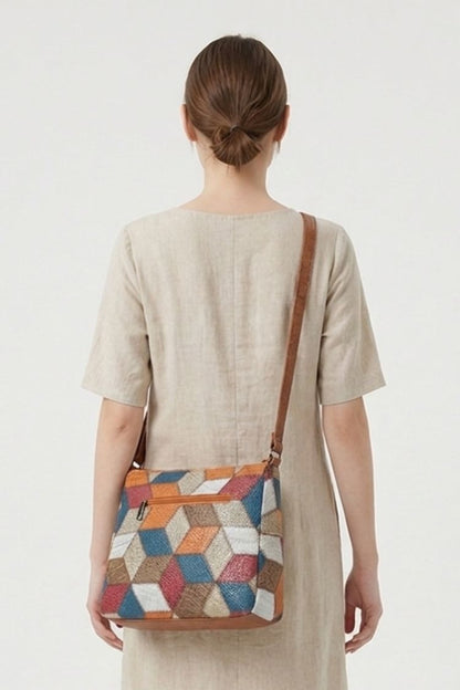 Women's Boho Shoulder Bag | Zip Pockets