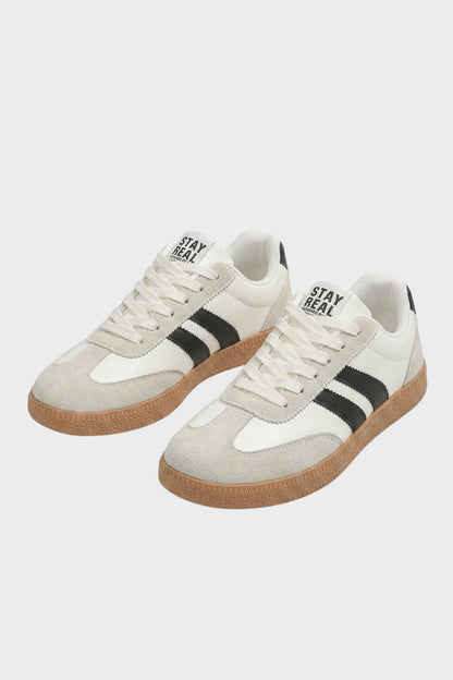 Women's Retro Sneakers | Contrast Stripe