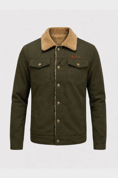 Men's Contrast Collar Jacket | Casual