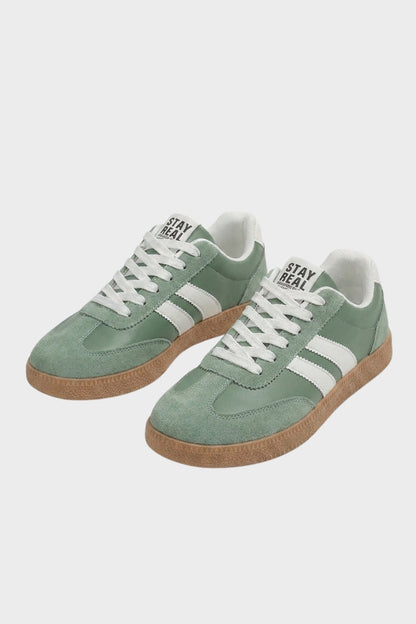 Women's Retro Sneakers | Contrast Stripe
