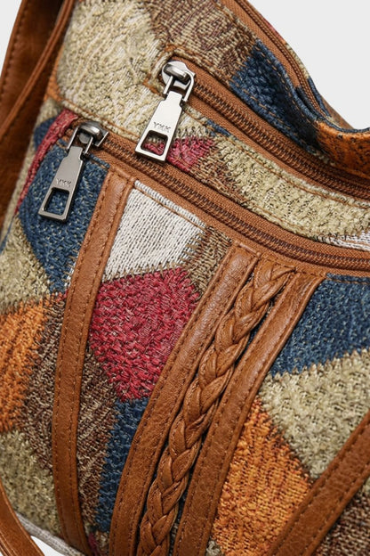 Women's Boho Shoulder Bag | Zip Pockets
