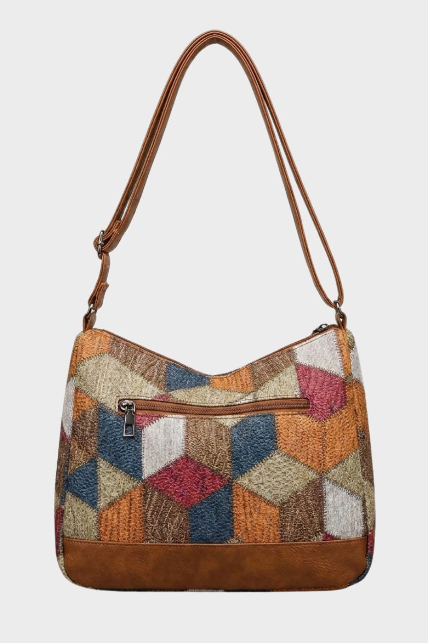Women's Boho Shoulder Bag | Zip Pockets
