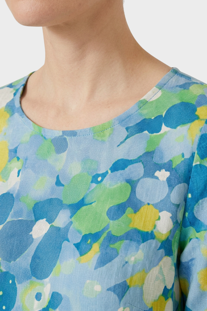 Women's Floral Midi Dress | Pockets