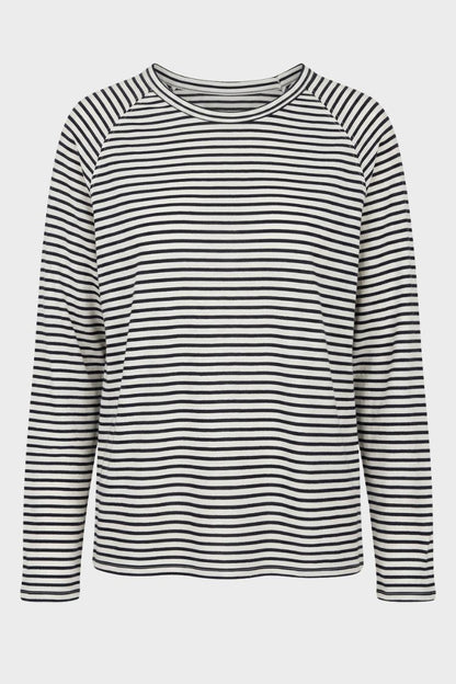 Women's Striped Long-Sleeve Shirt | Raglan