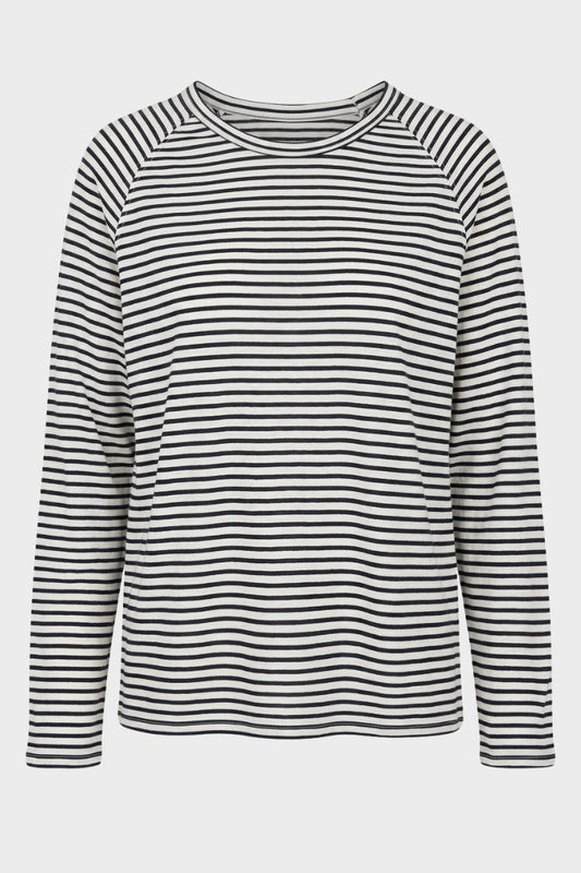 Women's Striped Long-Sleeve Shirt | Raglan
