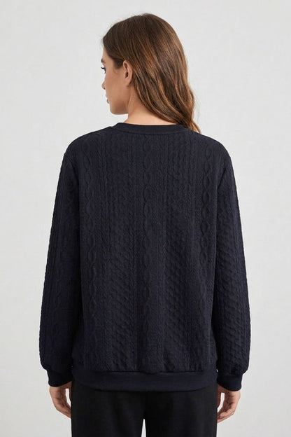 Women's Quarter-Zip Sweatshirt | Ribbed