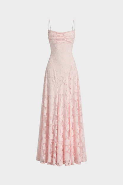 Women's Floral Maxi Gown | Cowl Neck