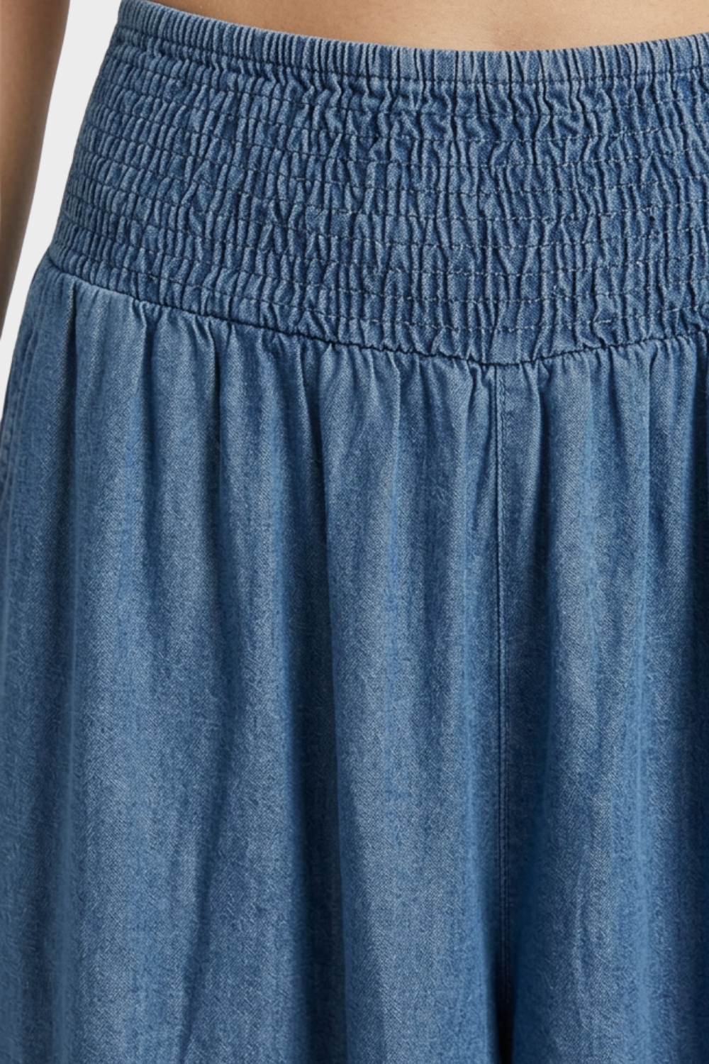 Rock Women's Maxi Skirt with Elastic Waist in A-Line