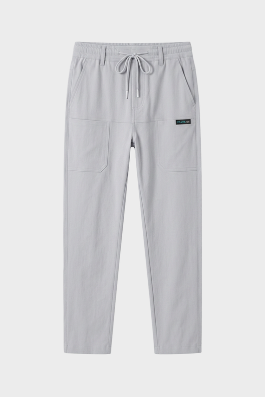 Men's Slim Fit Trousers with Side Pockets