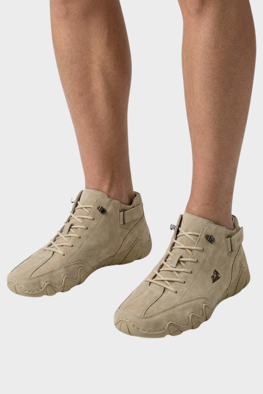 Men's Sneakers with Laces and Profile Sole