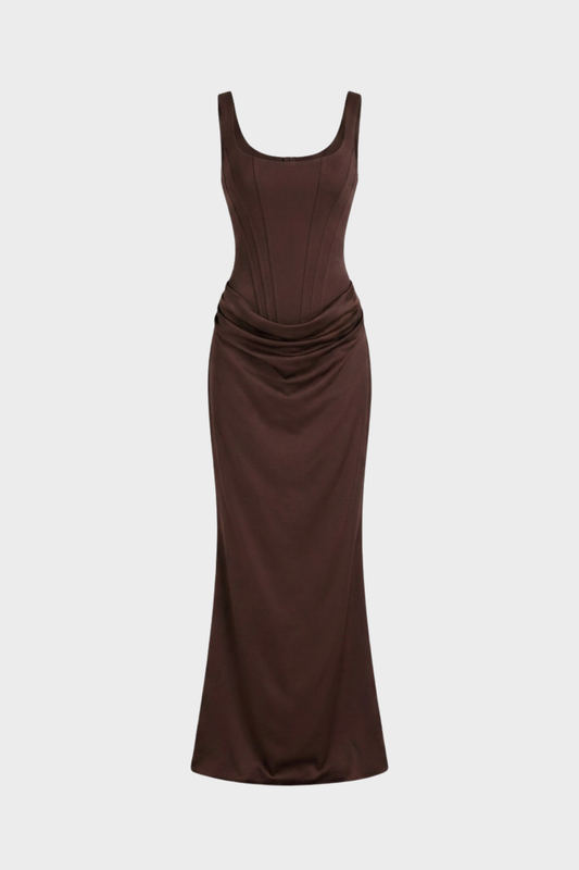 Women's Corset Bodycon Maxi | Backless