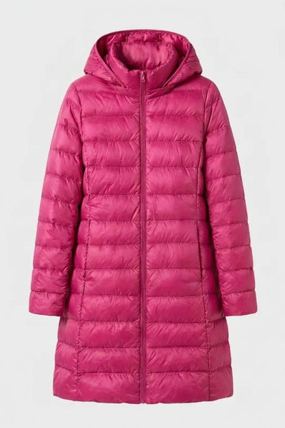 Women's Long Puffer Coat | Hooded
