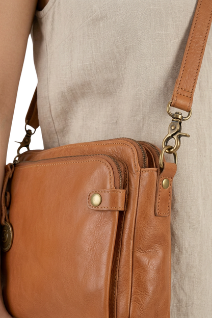 Women's Crossbody Bag with Zipper