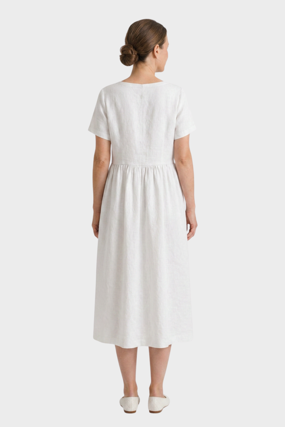 Women's Oversized Linen Maxi | Batwing