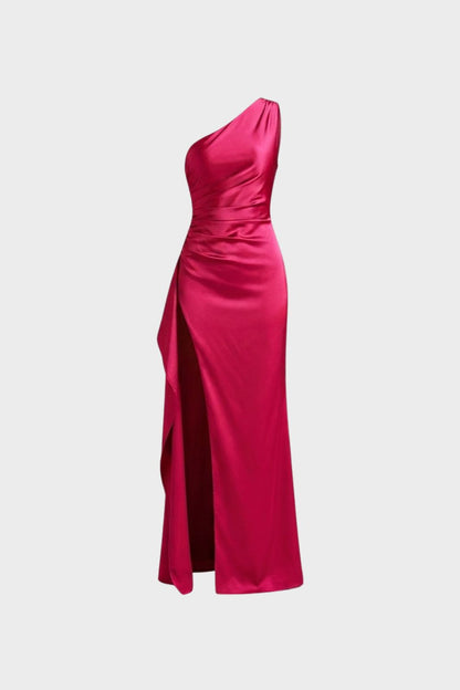 Women's One-Shoulder Maxi | Slit