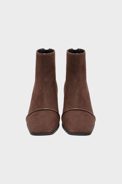 Women's Square Ankle Boots | Block Heel