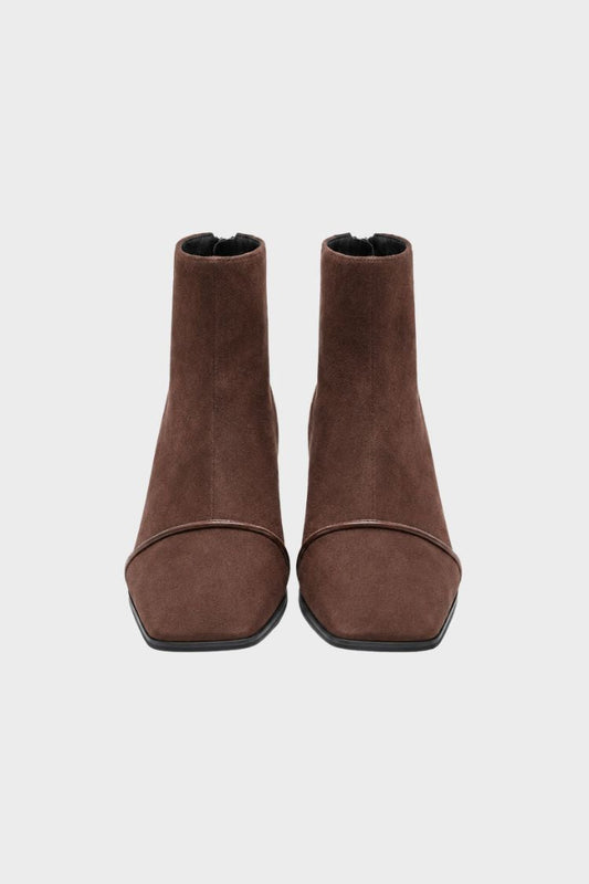 Women's Square Ankle Boots | Block Heel