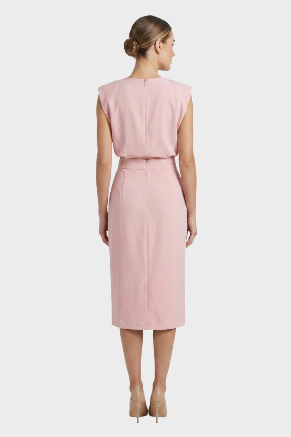 Women's Fitted Midi | Button Slit