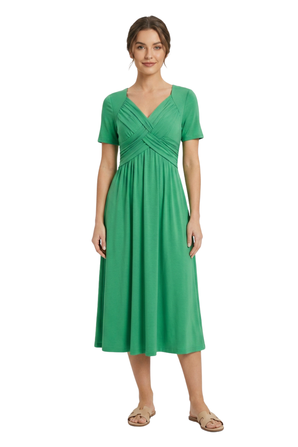 Women's Empire Midi | Cross-Front