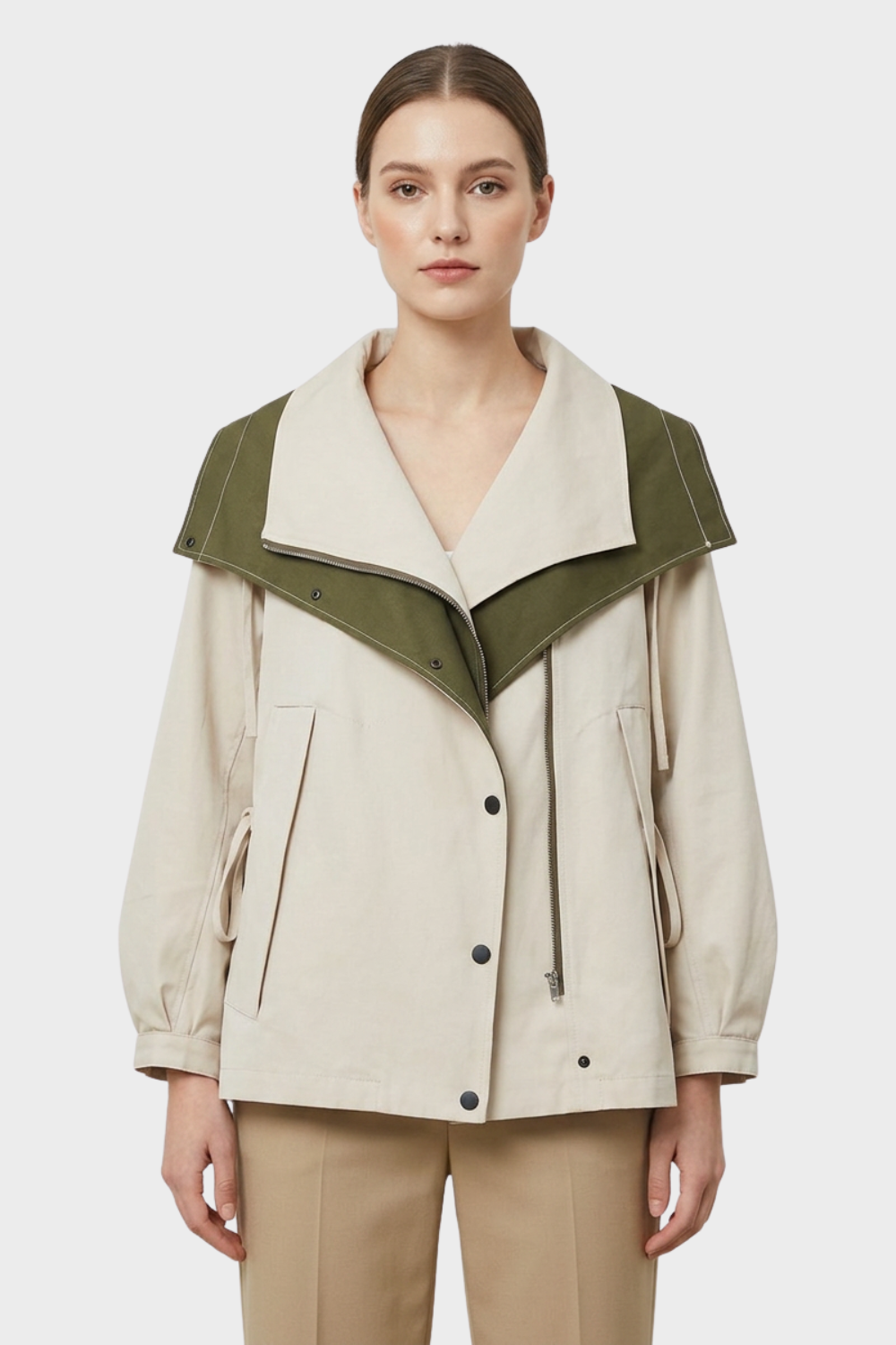 Women's Jacket with Hood and Zip