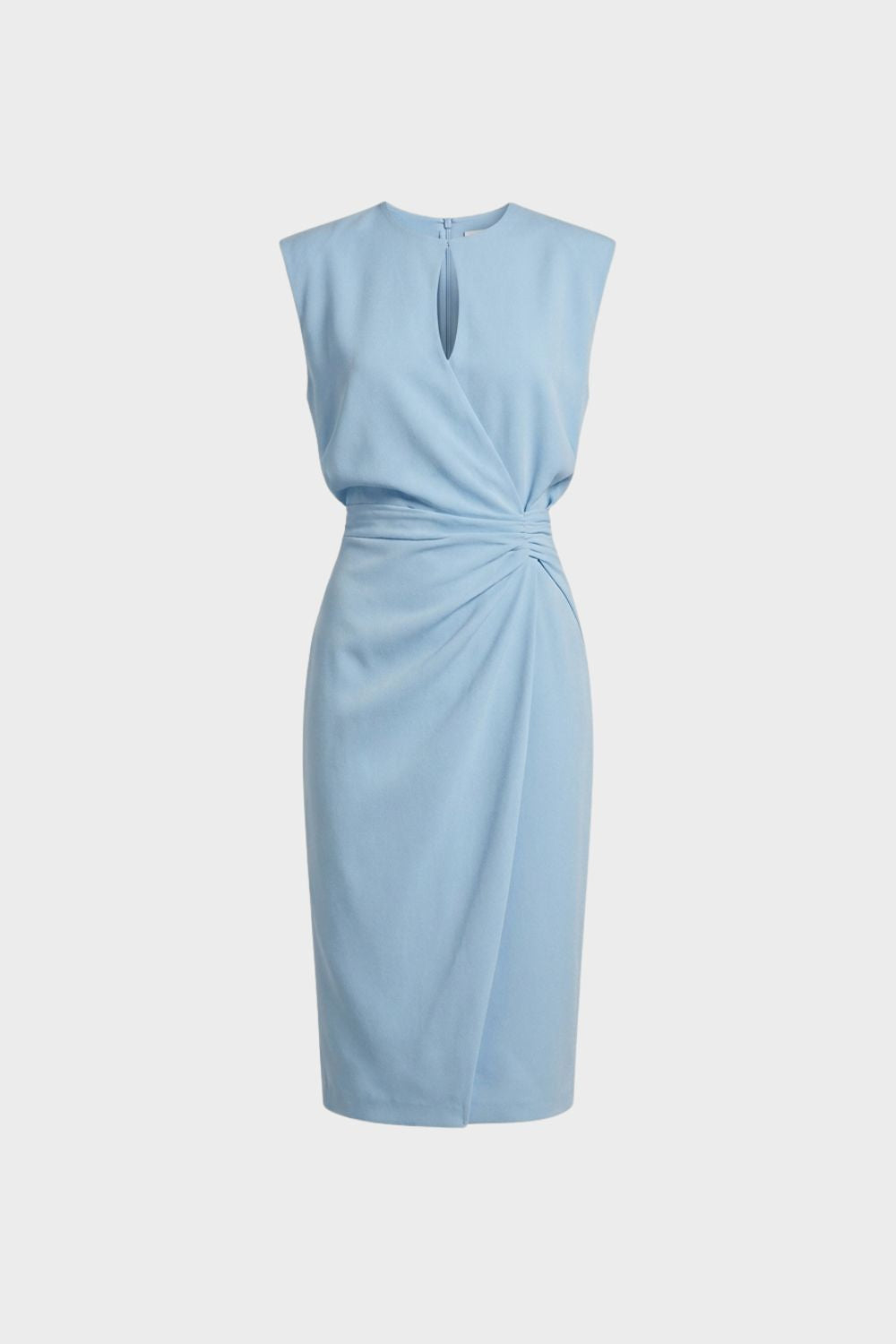 Women's Ruched Pencil Midi | Keyhole