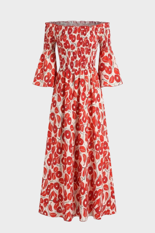 Women's Off-Shoulder Maxi | Smocked