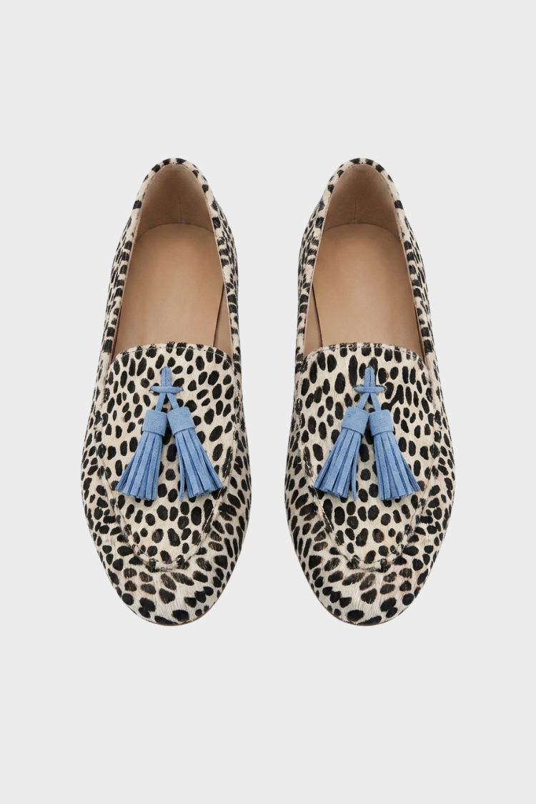 Women's Almond Toe Loafers | Tassel Trim