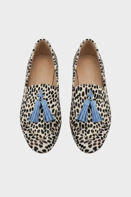 Women's Almond Toe Loafers | Tassel Trim
