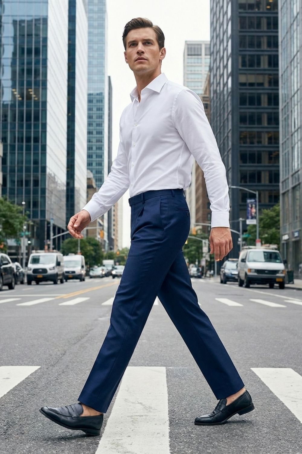 Men's Suit Trousers Slim Fit
