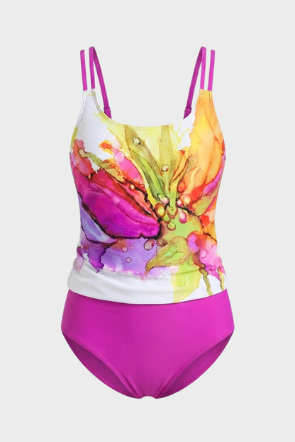 Women's Tankini Swimsuit | Boho Print